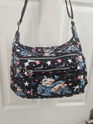 Betty boop print crossbody -  betty,