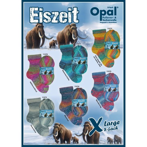 Opal eiszeit ice age 8ply - /,