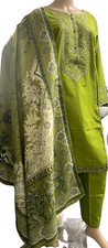 Green 3-peice embellished