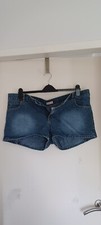 ladies denim shorts size 18