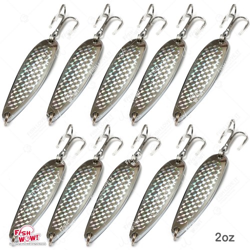 10pcs 2oz fish wow spoon - 2oz, jig