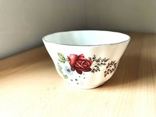 Vintage Royal Tara Bone China Irish sugar bowl Red Roses Irish