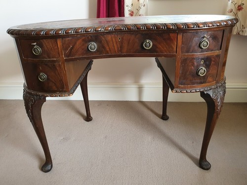 Antique victorian kidney - victorian,