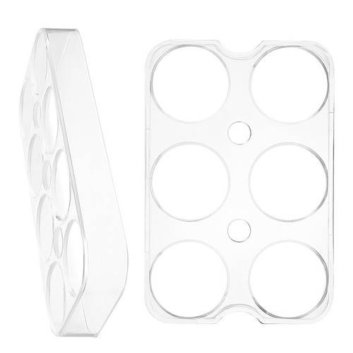2pcs clear egg storage - clear,