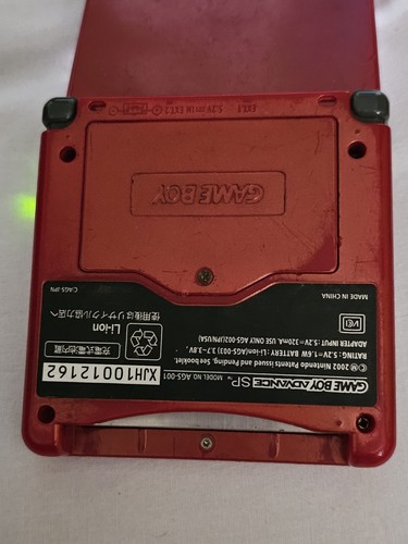 Gameboy advance red - advance,