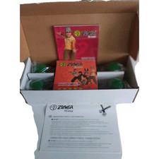Zumba Fitness Toning Sticks Total Body Workout System DVD Set New in Box