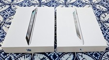 2 x Original Apple iPad 2 Empty Boxes - Black & White - Free SIM Key - BOX ONLY