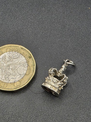 Vintage sterling silver crown - silver,