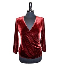 Kasper Women's Velvet Surplice