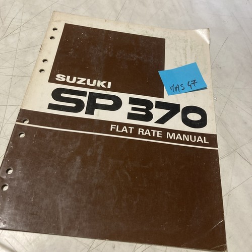 Suzuki sp370 motorcycle timing - motorcycle,