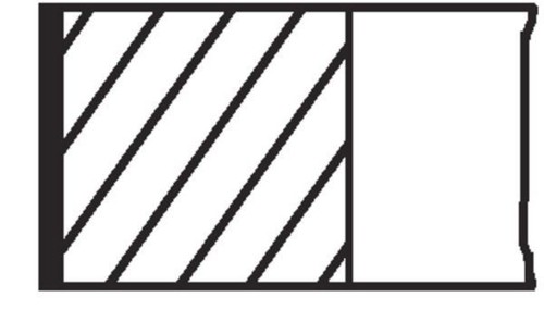 Piston ring kit mahle - piston,