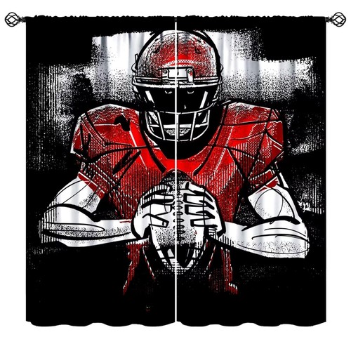 Football player curtains for - player,