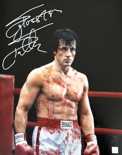 Sylvester stallone autographed - sylvester,