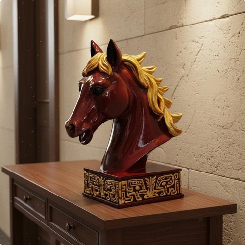 Horse ornament resin statue - resin,