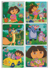 25 Dora the Explorer Stickers 2.5" x 2.5" each, Party Favors