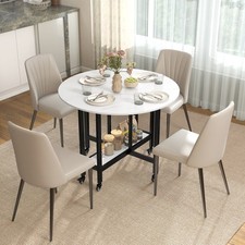 Folding Dining Table, Rolling