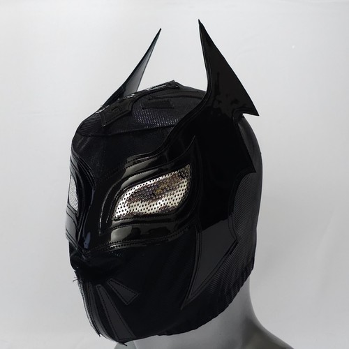 Black wrestling mask luchador - wrestling,