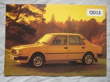 1984 Skoda 120LS Sales sheet