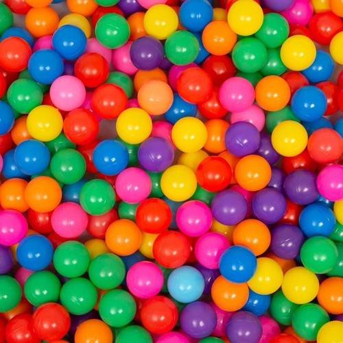 Multicolour plastic soft - plastic, play