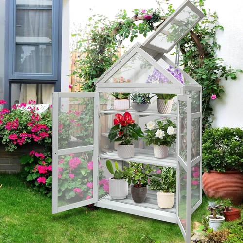 Wooden cold frame greenhouse - wooden,