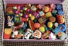 Collection of 111 Novelty Rubbers / Erasers - All New and Unused