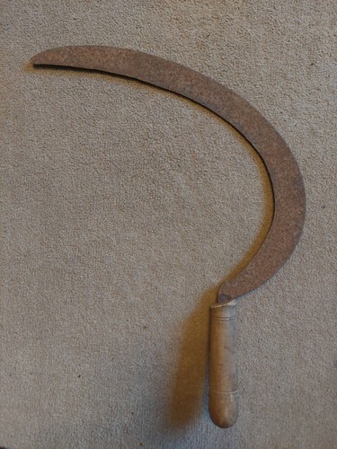 Large vintage sickle with - large,