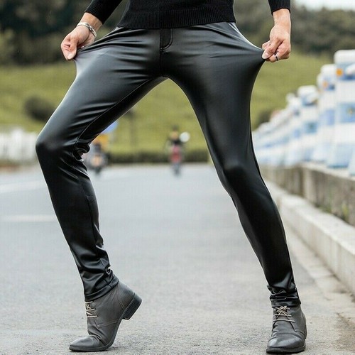Mens faux leather - mens,