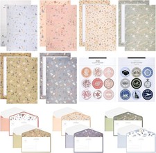 Writing Paper and Envelopes Set, Lined Stationery Letter Writing Paper Set, 36