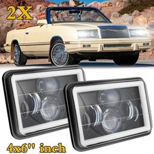 Pair 4x6" LED Headlight Hi/Lo