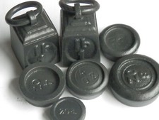 Black Cast Iron Postage  Kitchen Weights - Select From List