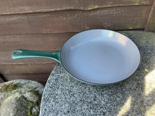 Rare Aga Green Enamel Frying