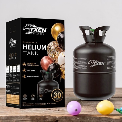 Disposable helium tank for - for, 30
