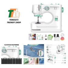 Sewing Machine for Beginners, Sewing Kit for Adults, Portable Mini Sewing Mac...
