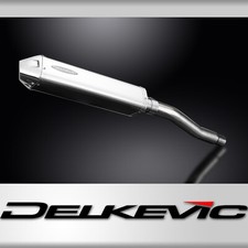 Honda XRV750 Africa Twin 1993-2003 420mm Tri-Oval Stainless Exhaust Silencer Kit