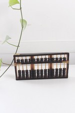Vintage Abacus Wooden Brass