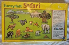 Fuzzy Felt Vintage Safari 1982