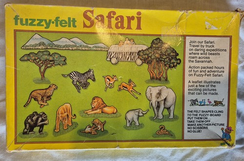Fuzzy felt vintage - felt, 1982