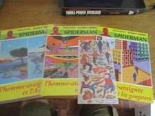 Letraset  1979 spider-man rub on transfers french transrama rubbelbilder x 3 set