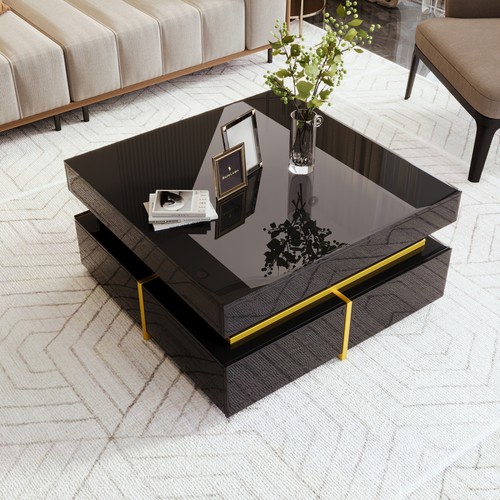 Modern high gloss - high, black