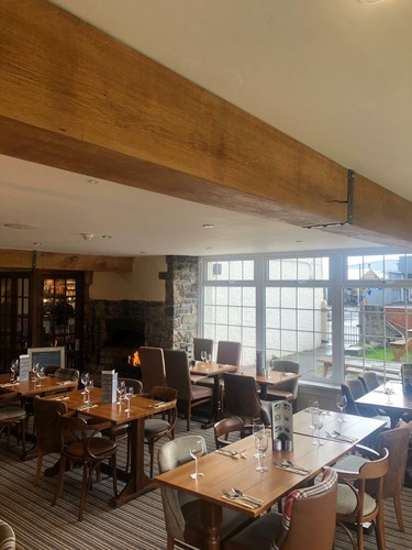Solid oak beam - oak, cladding/false