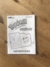 Original Pokemon Pokedex Instruction Manual - Tiger Electronics 1999