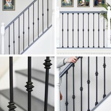 Black "Enfield" Single Knuckle Stair Spindle - With or Without Brackets