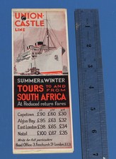 UNION CASTLE LINE RARE