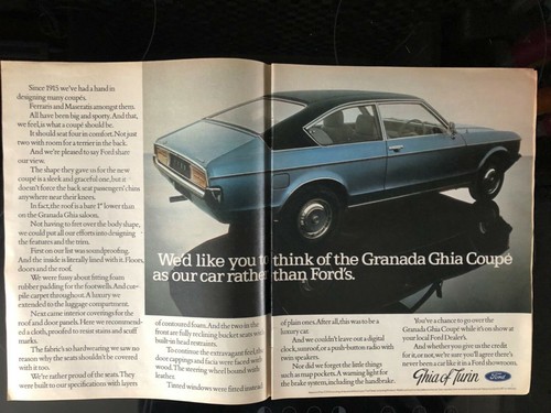 Ford granada ghia coupe - granada, 1970s
