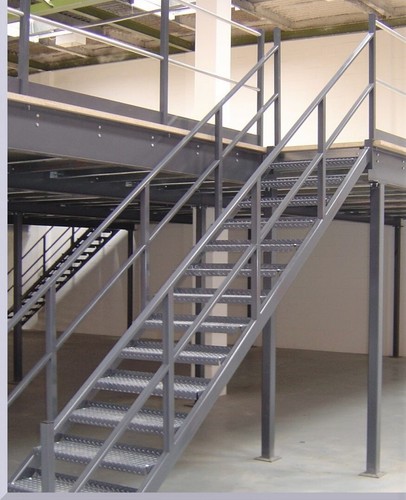 New mezzanine floor staircase - mezzanine,