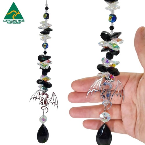 Black dragon crystal - dragon,