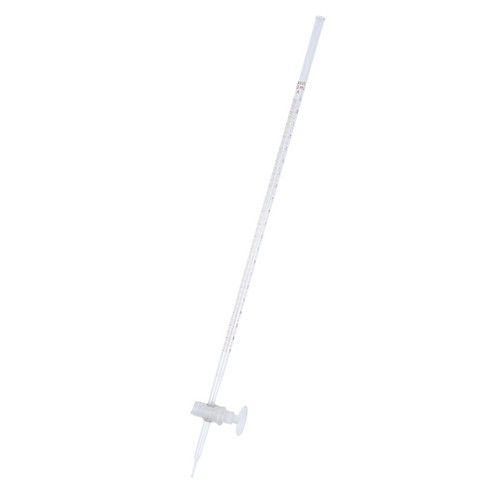 Transparent glass acid burette - acid,