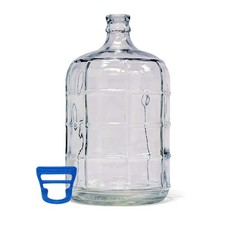 Home Brew Ohio 3 Gallon Glass Carboy with Carboy Handle