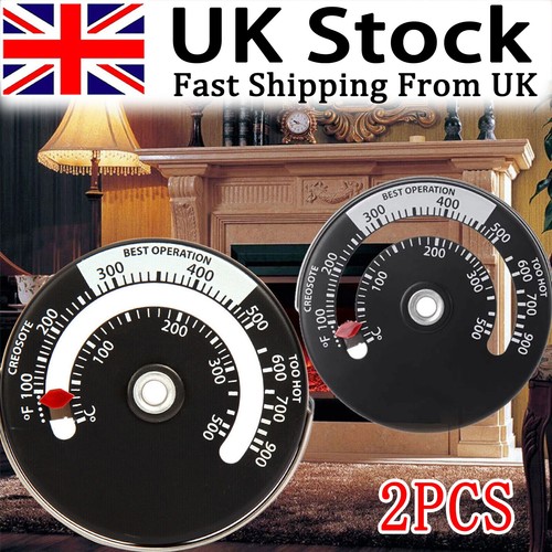Stove thermometer magnetic - 2x,