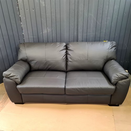 Seater leather sofa - seater,